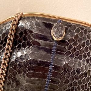 Vintage Snakeskin Bag